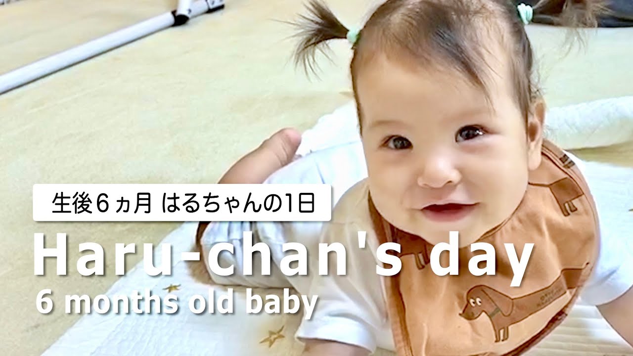 【生後６カ月】はるちゃんの１日