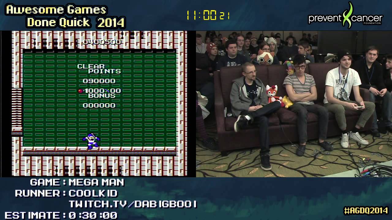 Mega Man [NES] :: SPEED RUN (0:22:10) by coolkid #AGDQ 2014