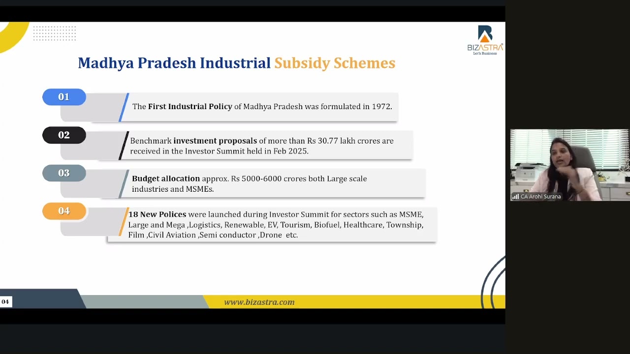 Webinar on “Madhya Pradesh MSME 2025 Promotion Scheme” -  12092025