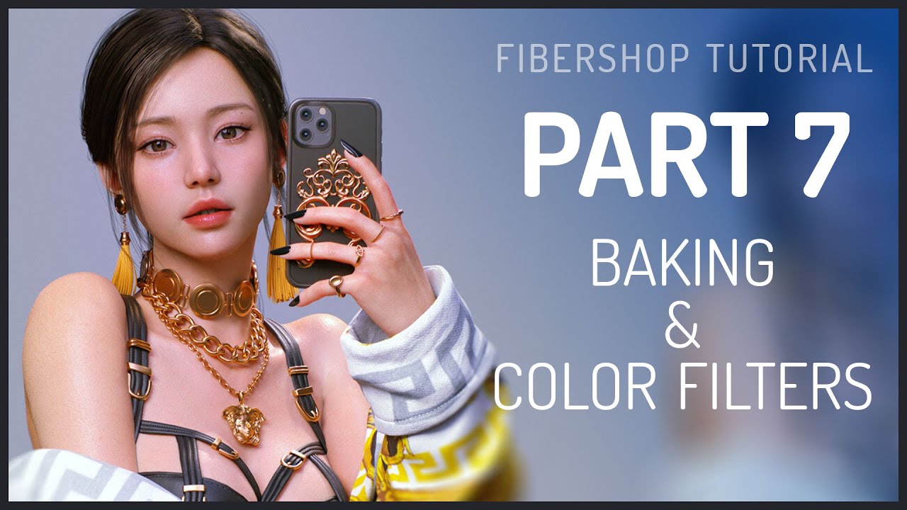 FiberShop Real-Time Hair Tutorial Series Part 7 | Baking and Color Filters