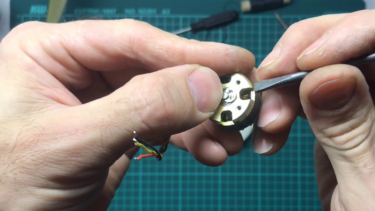 Ремонт двигателя Hubsan h501ss, быстрое восстановление без вложения и запчастей