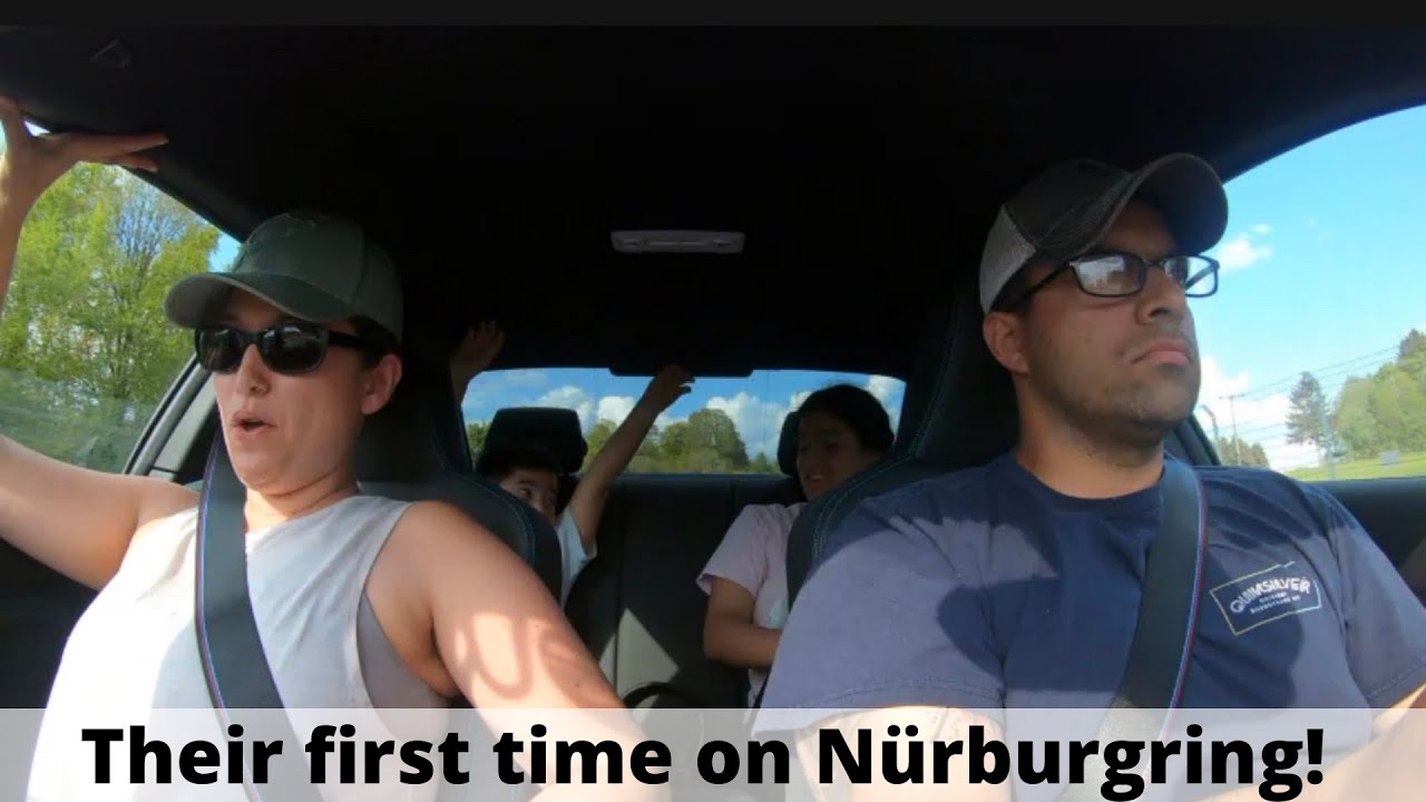 Nurburgring ride along reaction | Family's first time on track