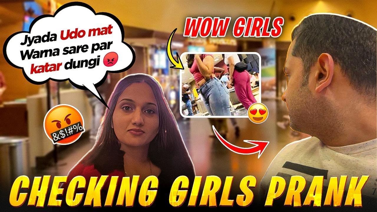 Checking out other Girls infront of Wife 😋|| She Got Jealous 😡|| Prank On Wife
