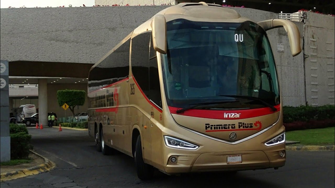 Autobuses For&aacute;neos en el Aeropuerto Internacional de la Ciudad de M&eacute;xico