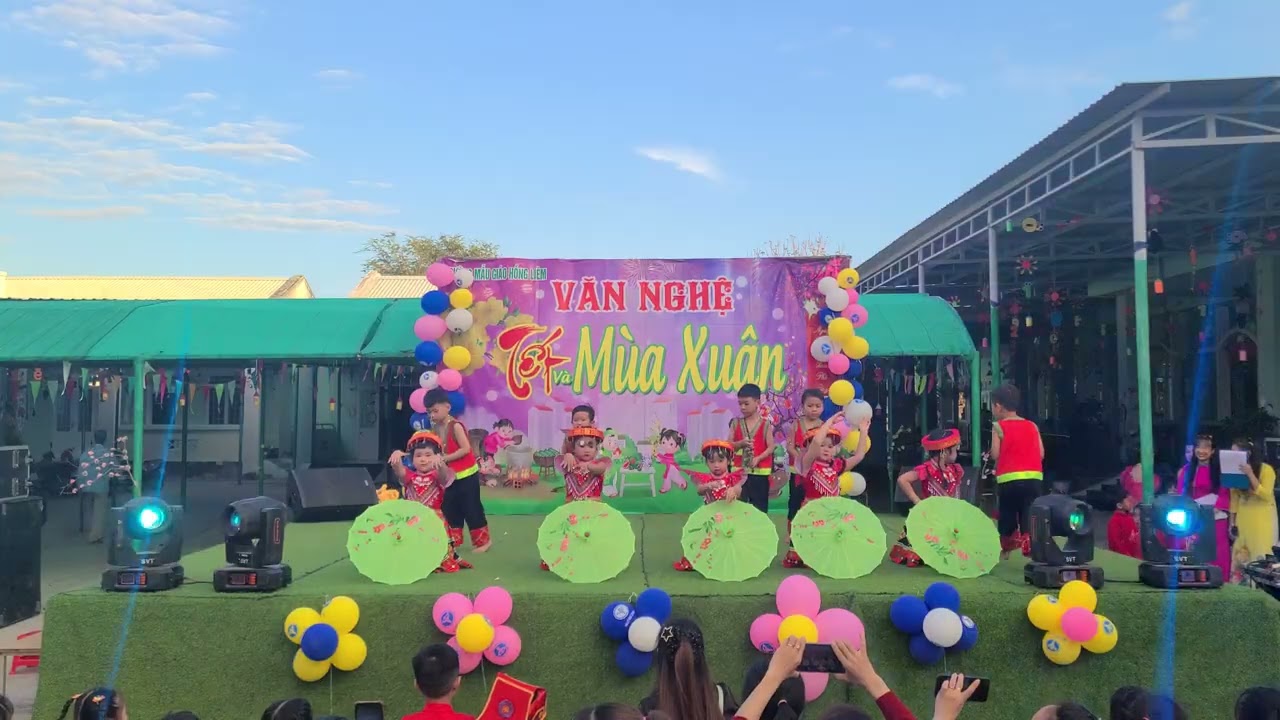Mùa xuân trên bản mông || Trường Mẫu giáo Hồng Liêm