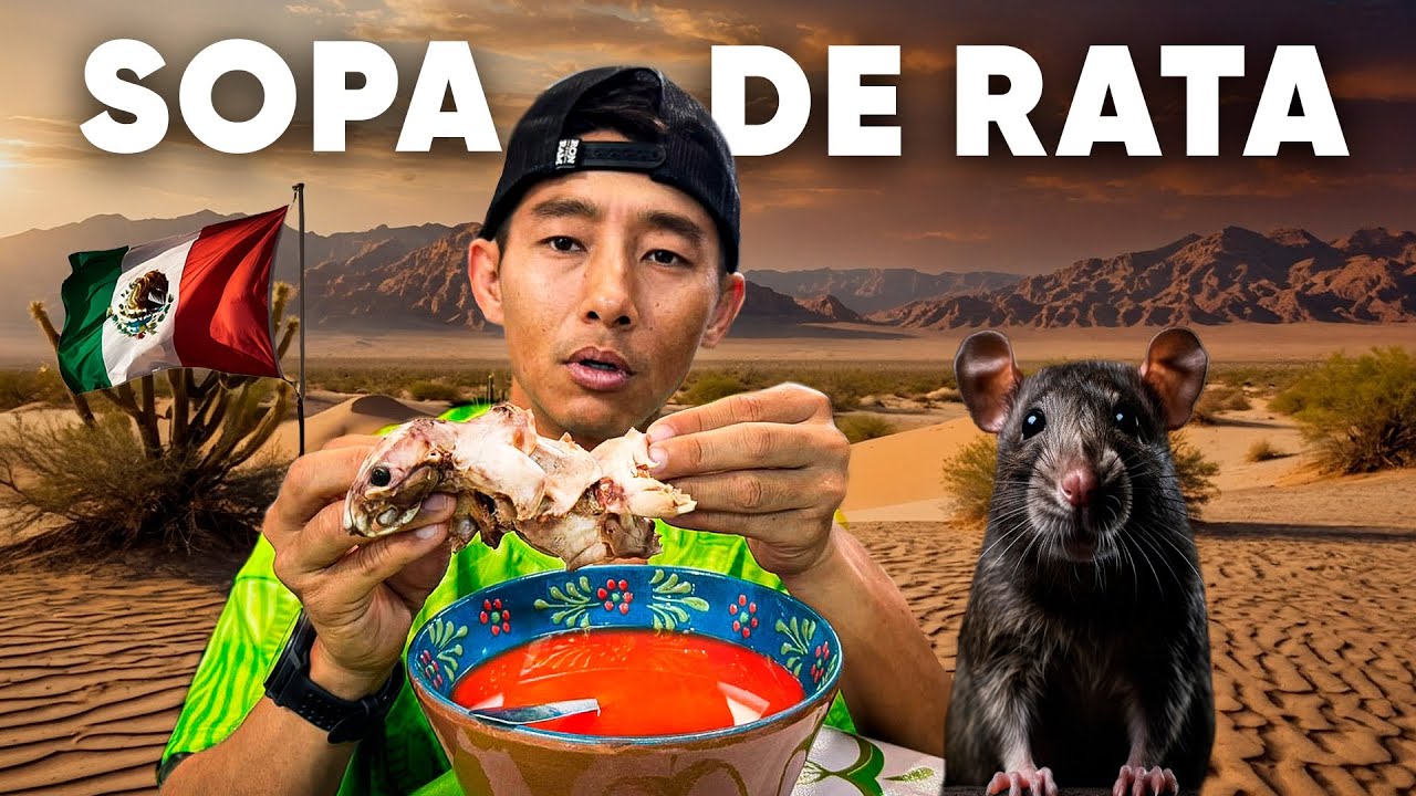 Probé el caldo “milagroso” de rata en Mexico 🇲🇽