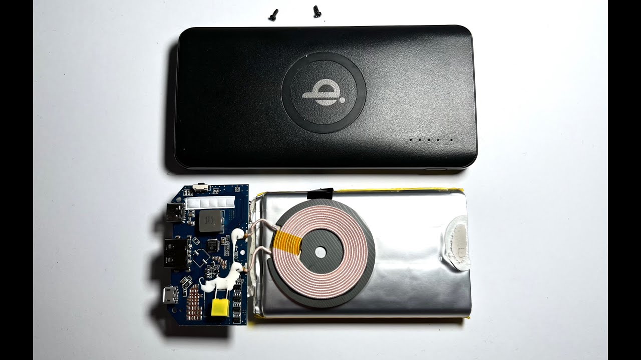SilverCrest power bank Qi disassembly