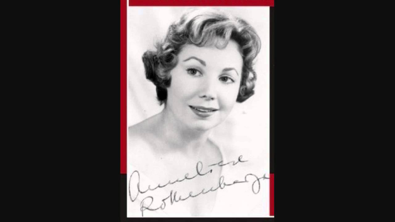 ANNELIESE ROTHENBERGER (1926-2010) 'SPIEL ICH DIE UNSCHULD  VOM LANDE'