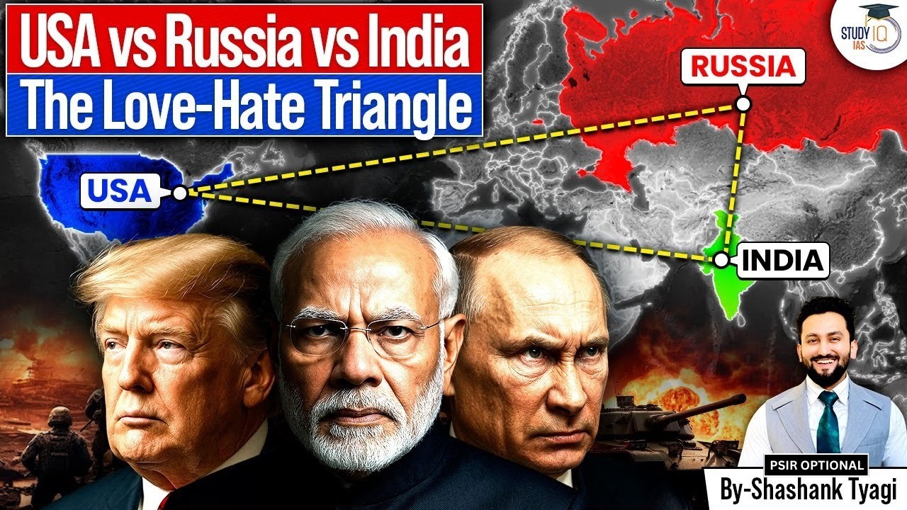Why India Balances USA and Russia? Strategic Triangle Explained | Shashank Tyagi