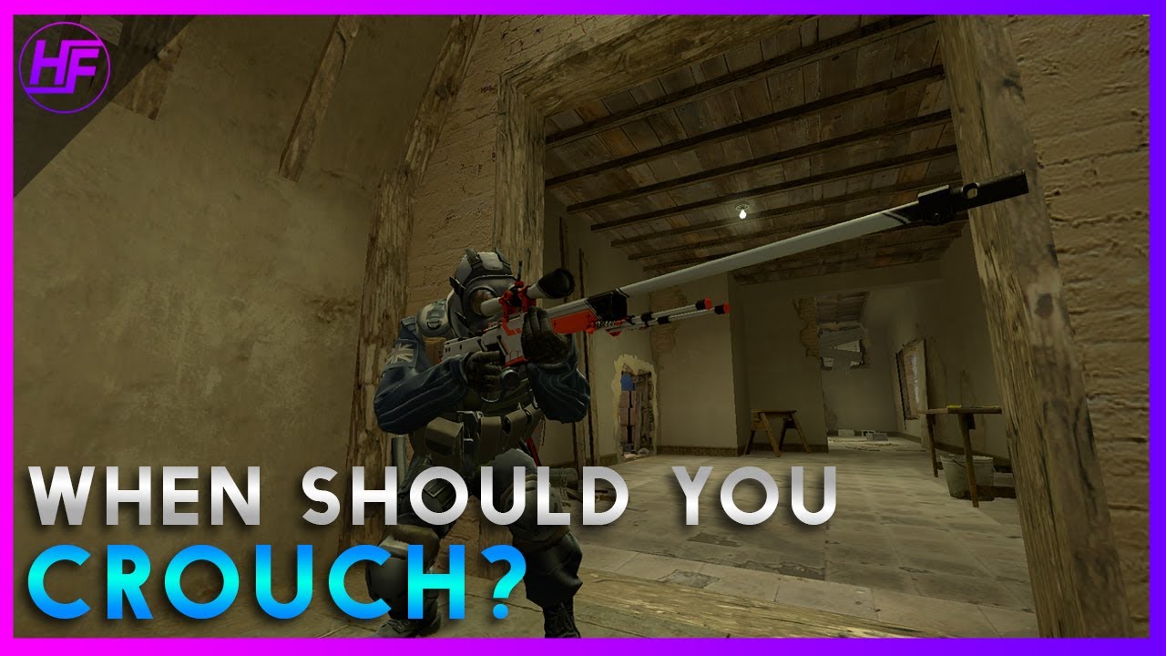 When Should You Crouch? CSGO