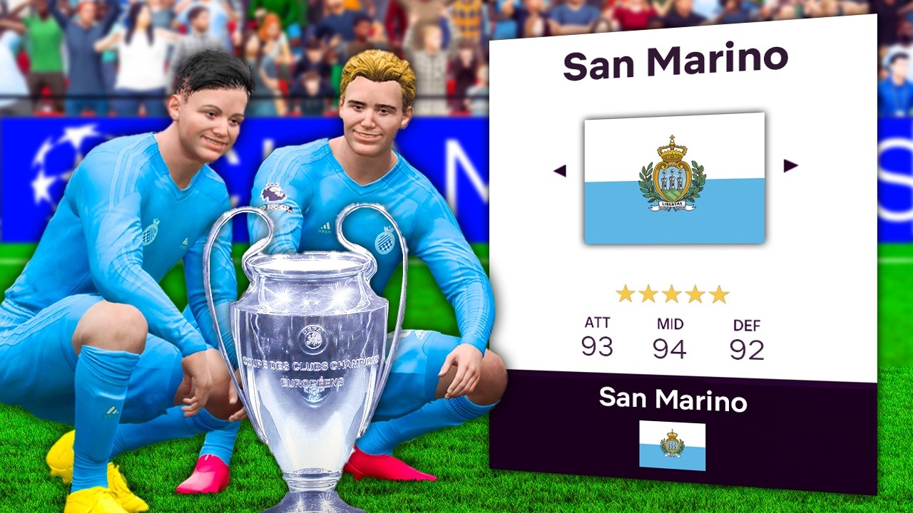 I Built San Marino The GREATEST Youth Academy!