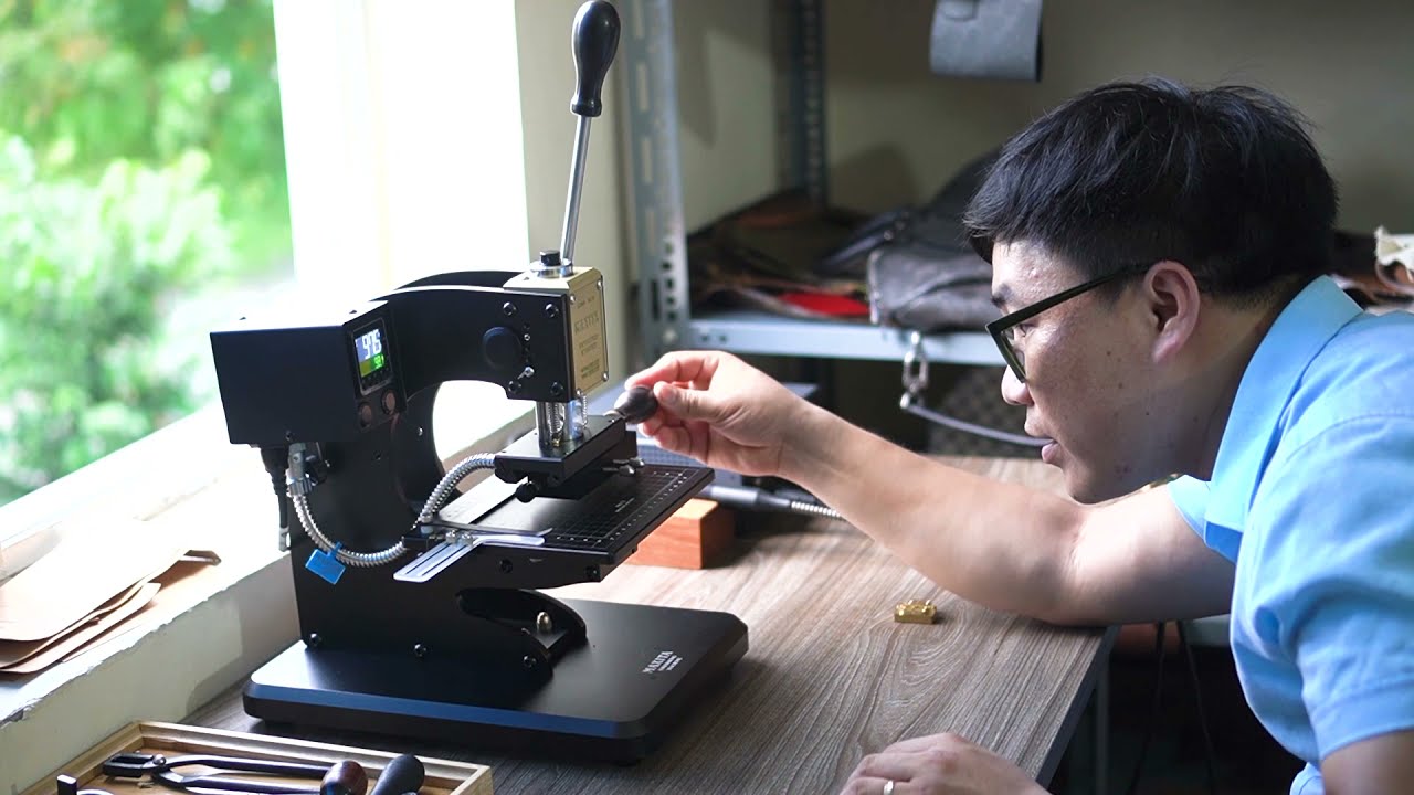 unbox MAXITA Stamping Machine Press Logo Machine | Đập hộp máy dập logo MAXITA