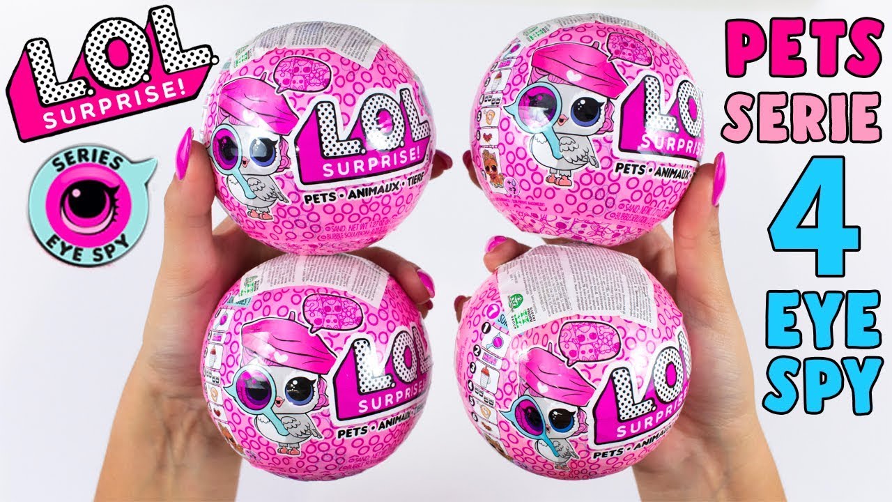 APRO le mie prime LOL SURPRISE PETS Serie 4 EYE SPY!! SCLERO TROPPO!!