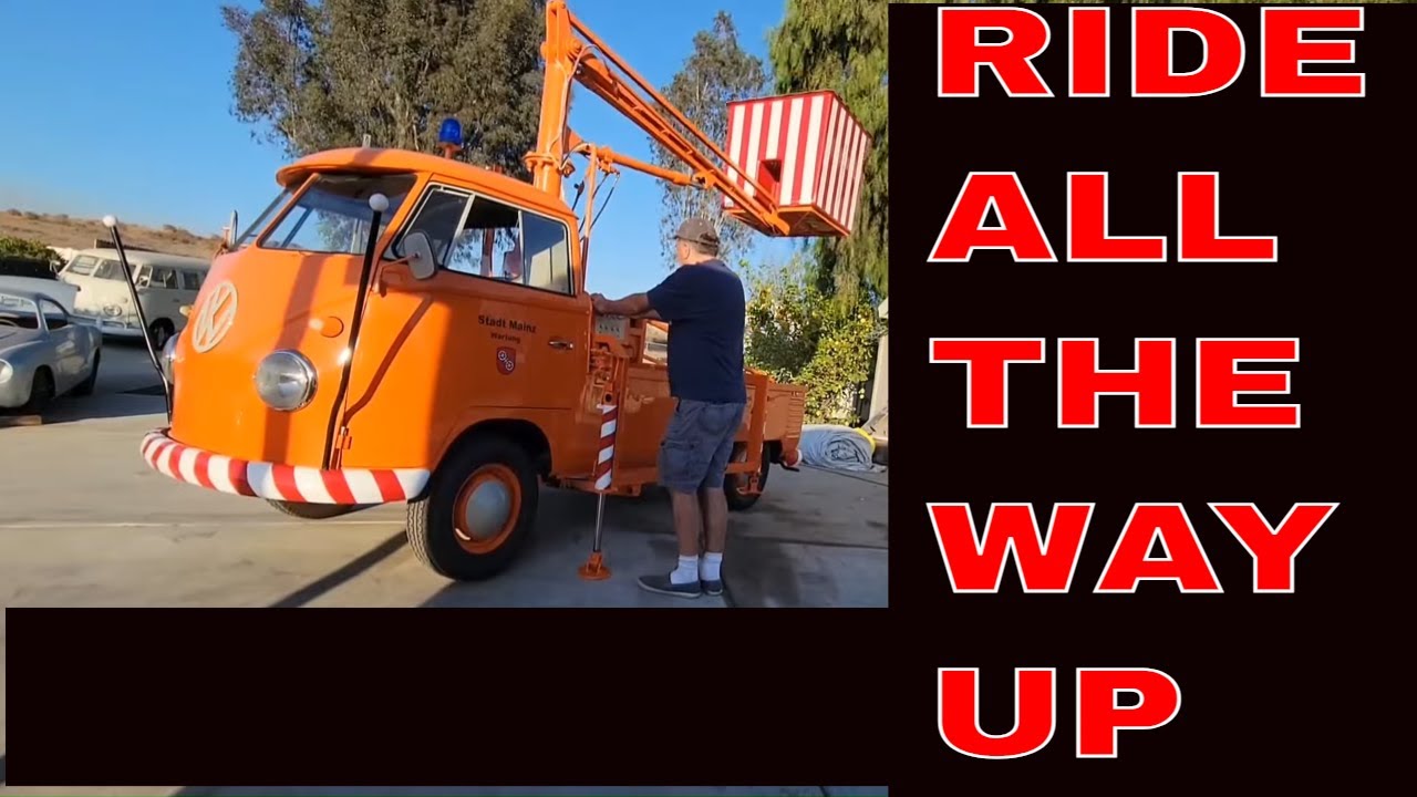 VW Single Cab Ruthmann Steiger Cherry Picker 😮 | Width Markers, Repairs & Going All the Way Up