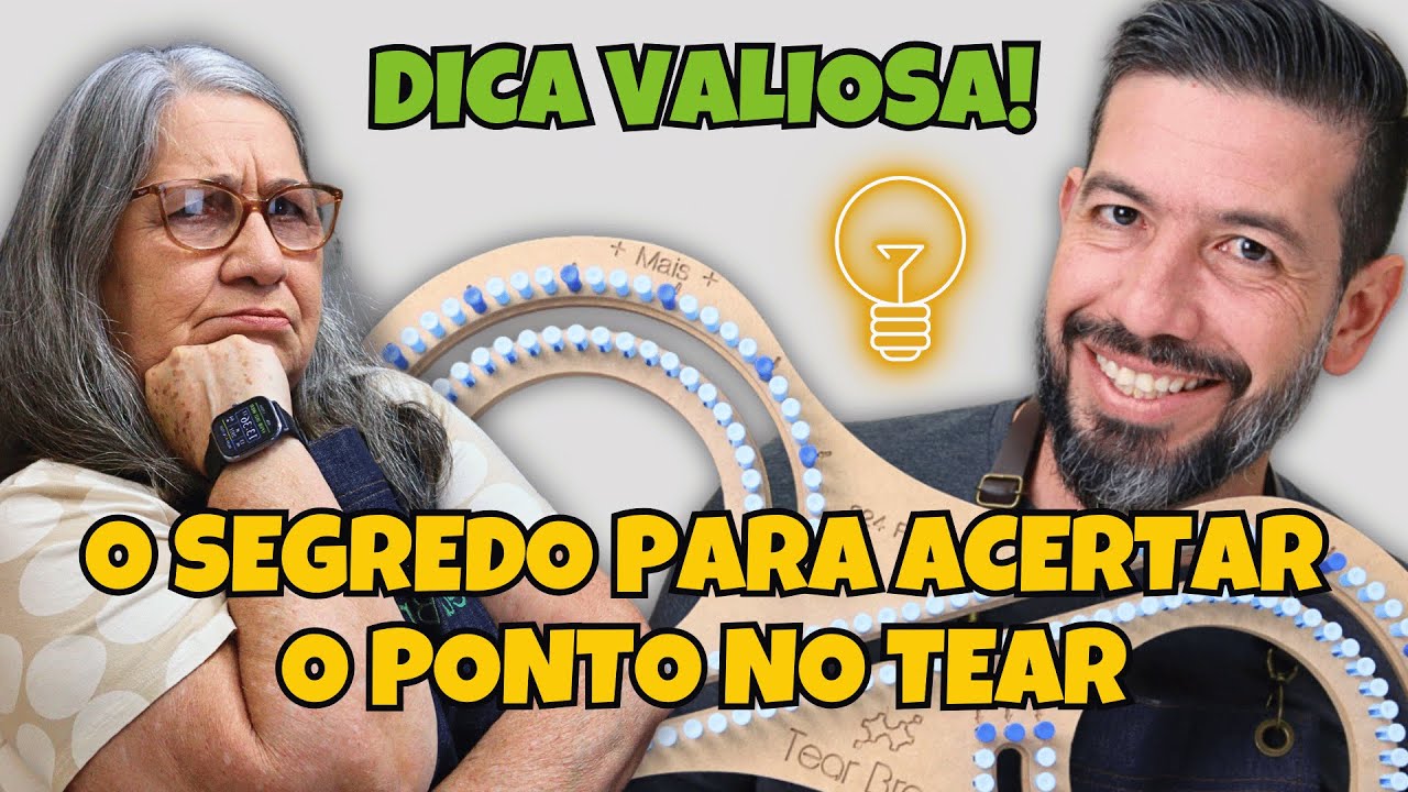 Como escolher o ponto certo no seu tear! Não erre mais.