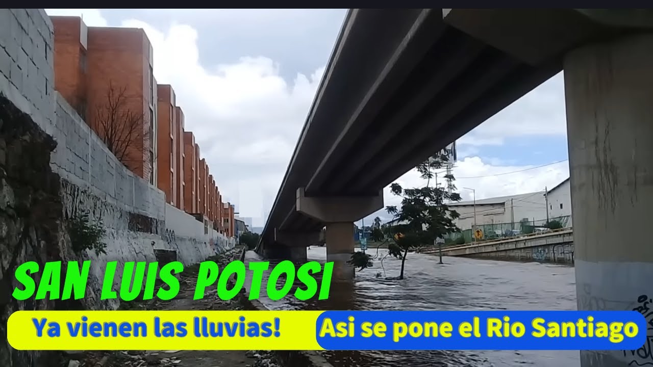 La crecida del Rio Santiago en San Luis Potosí.