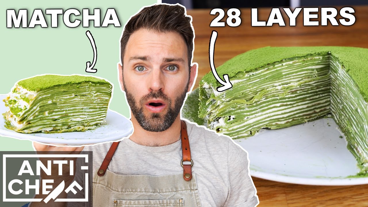 I tried to make this 28 Layer Matcha Crepe Cake