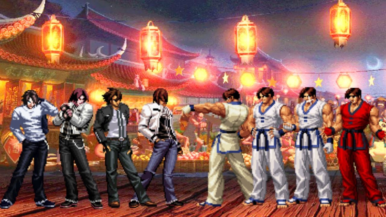 Kyo Team VS. Kim Team [KOF MUGEN]