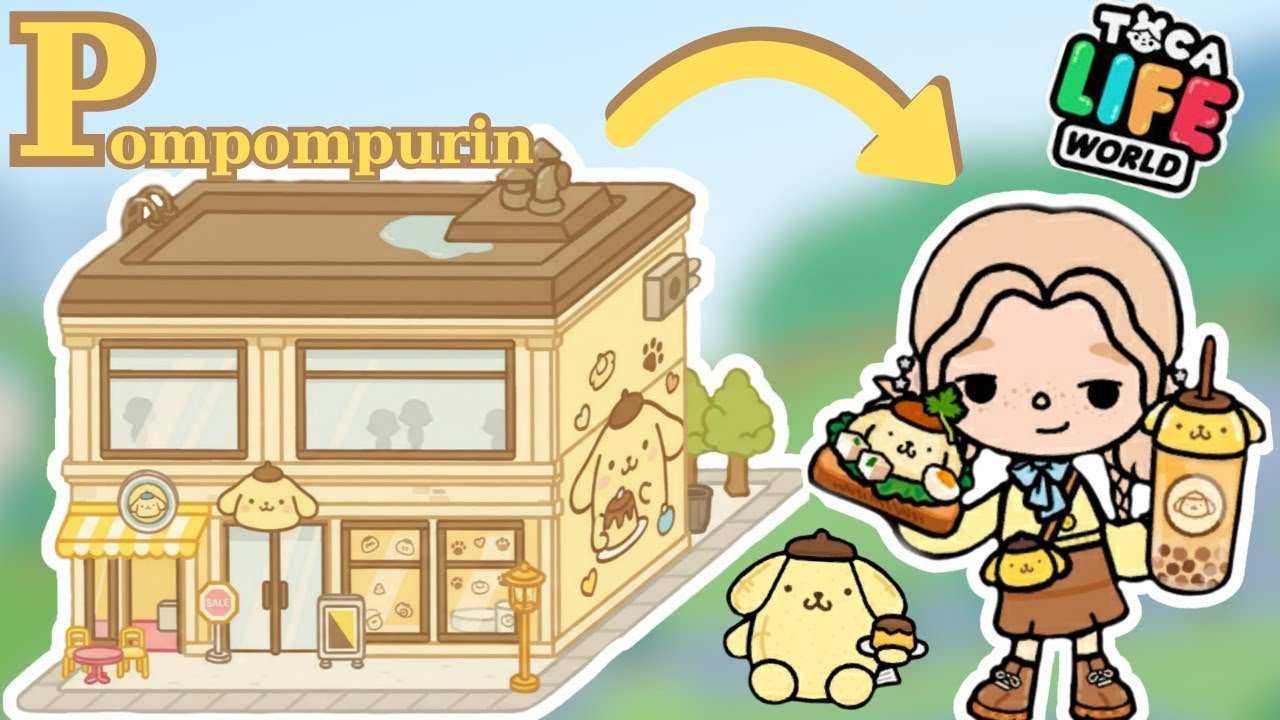 NEW UPDATE!😱Pompompurin Style house design 🏠💛🤎| Toca Boca House Ideas(House Design)TocaLifeWorld💛🤎🐶