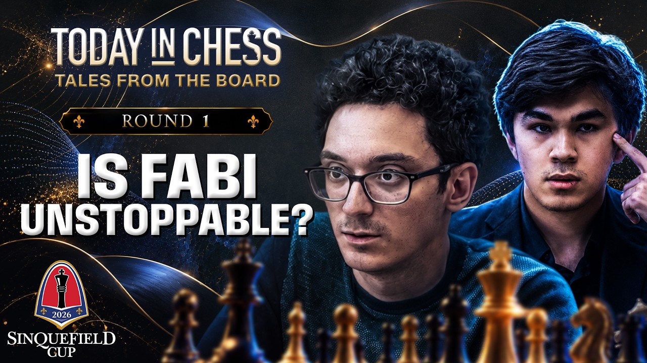 Is Fabi Unstoppable? | Round 1 | Today in Chess: Tales From The Board #SinquefieldCup