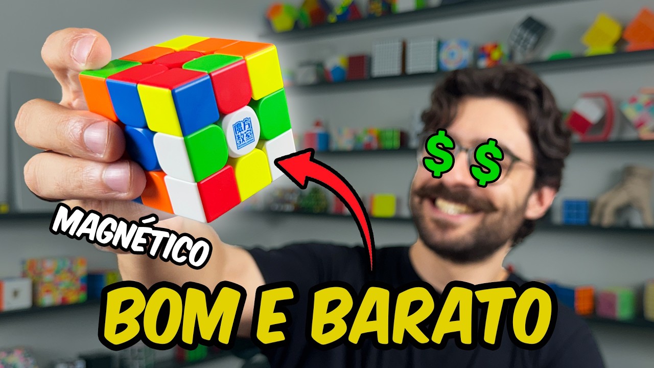 💥 Cubo Magnético por MENOS de R$ 50? Conheça o Meilong 3M V2!