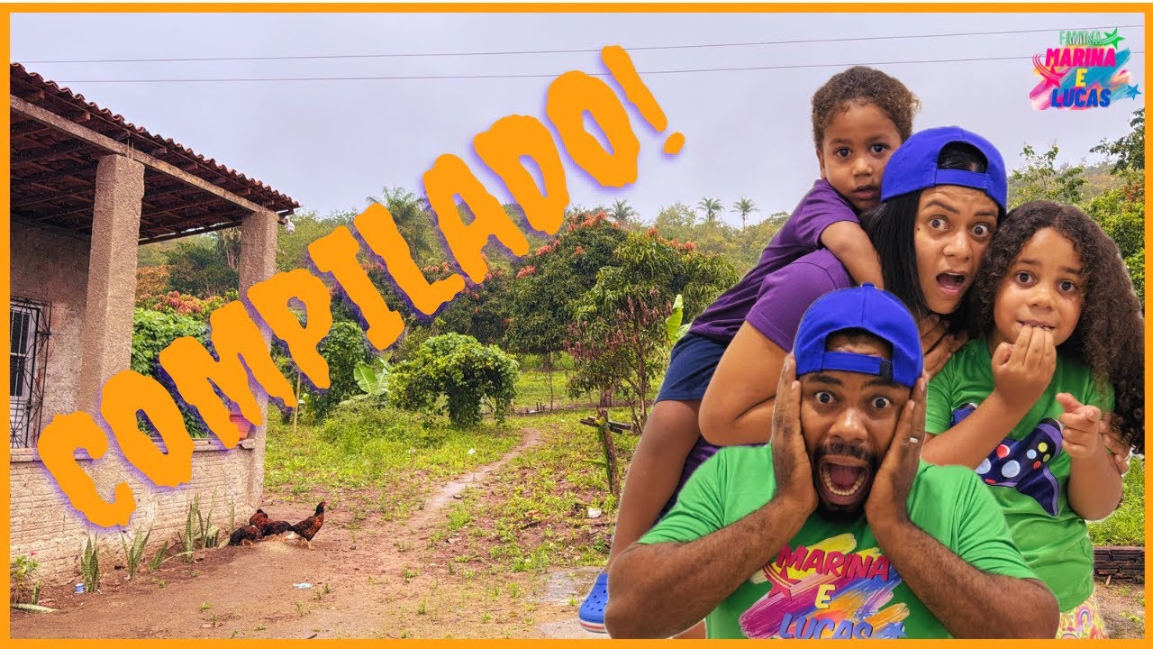 COMPILADO- FAMÍLIA MARINA & LUCAS EM AÇÃO 