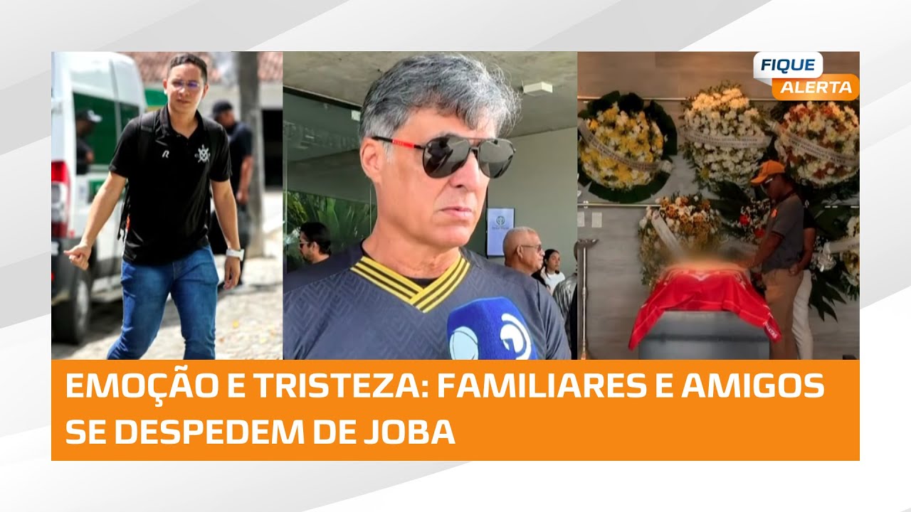 Corpo de supervisor de base do CRB é sepultado em Maceió; familiares e amigos se despediram de Joba