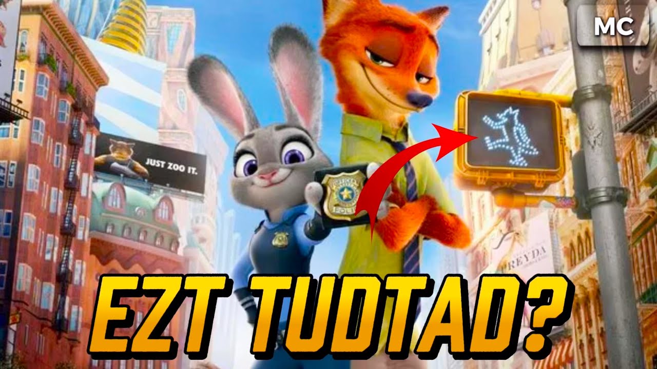 TOP10 dolog, amit NEM TUDTÁL A ZOOTROPOLIS című filmről 🥕