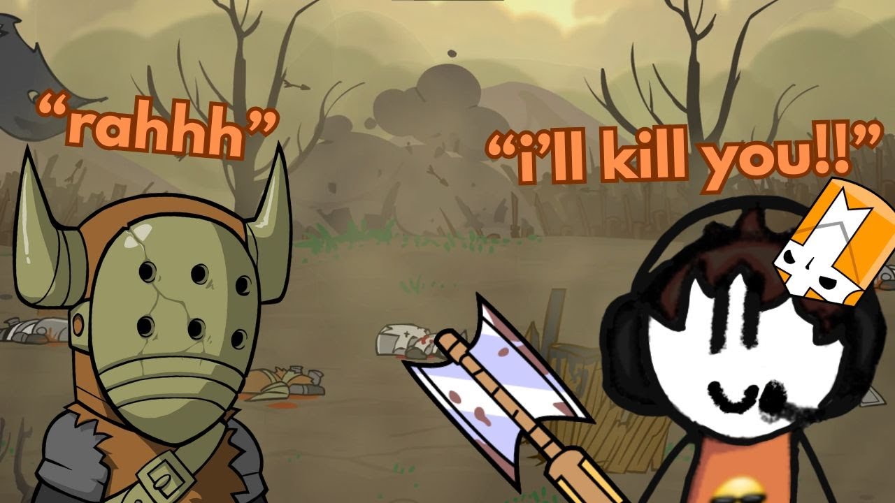Gen Alpha впервые играет в CASTLE CRASHERS