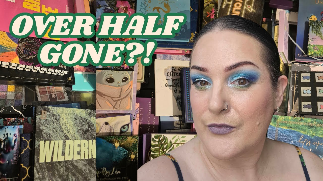 **HUGE** eyeshadow palette declutter!