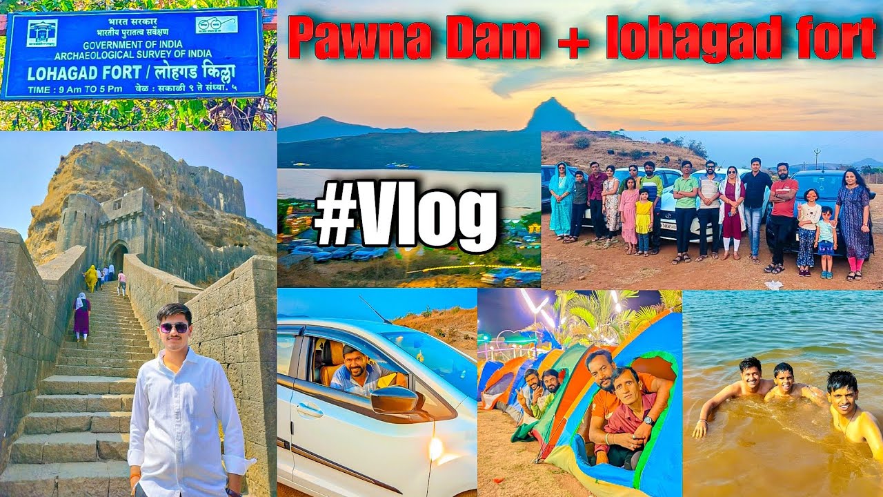 Trip to Pawna Dam +lohagad fort Pune 🏖️🔥