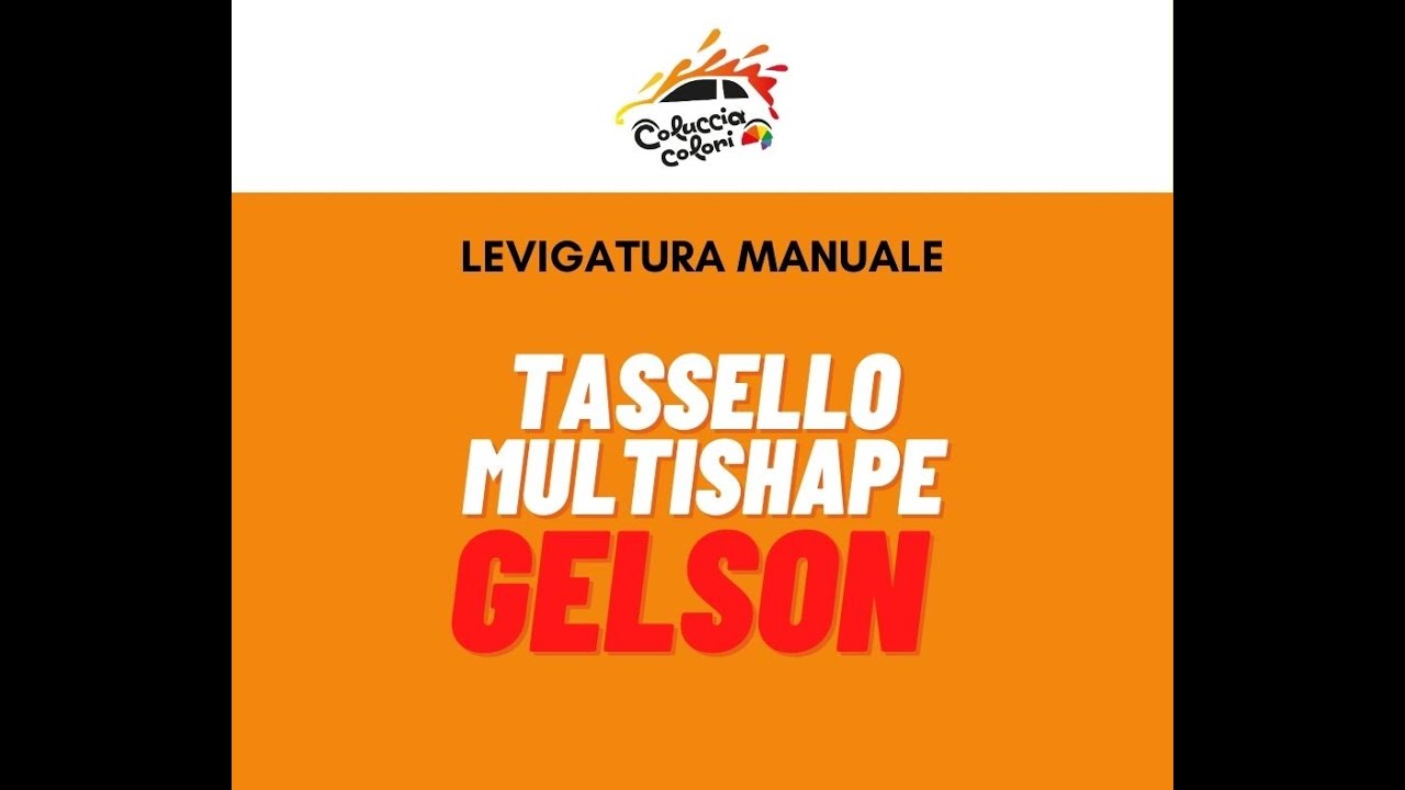 GELSON Tassello Multishape per carrozzieri