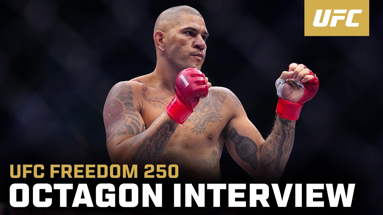 Интервью с Алексом Перейрой в октагоне | UFC Freedom 250