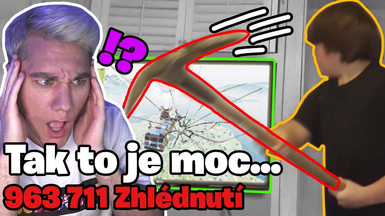 Reakce na Největ&scaron;&iacute; Fortnite rage!🤬🔨