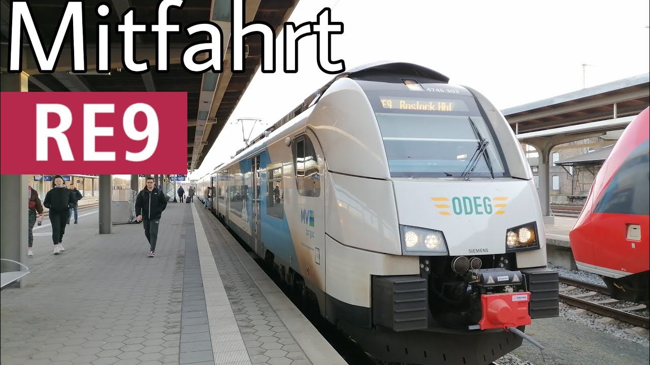 Mitfahrt | Desiro ML | Linie RE9 | Altefähr - Stralsund Hbf