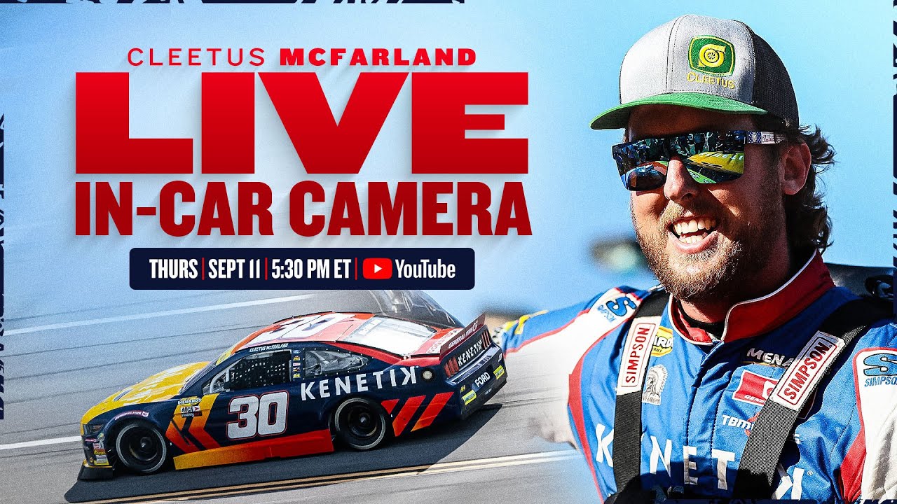 Cleetus McFarland's In-Car Camera at Bristol | NASCAR