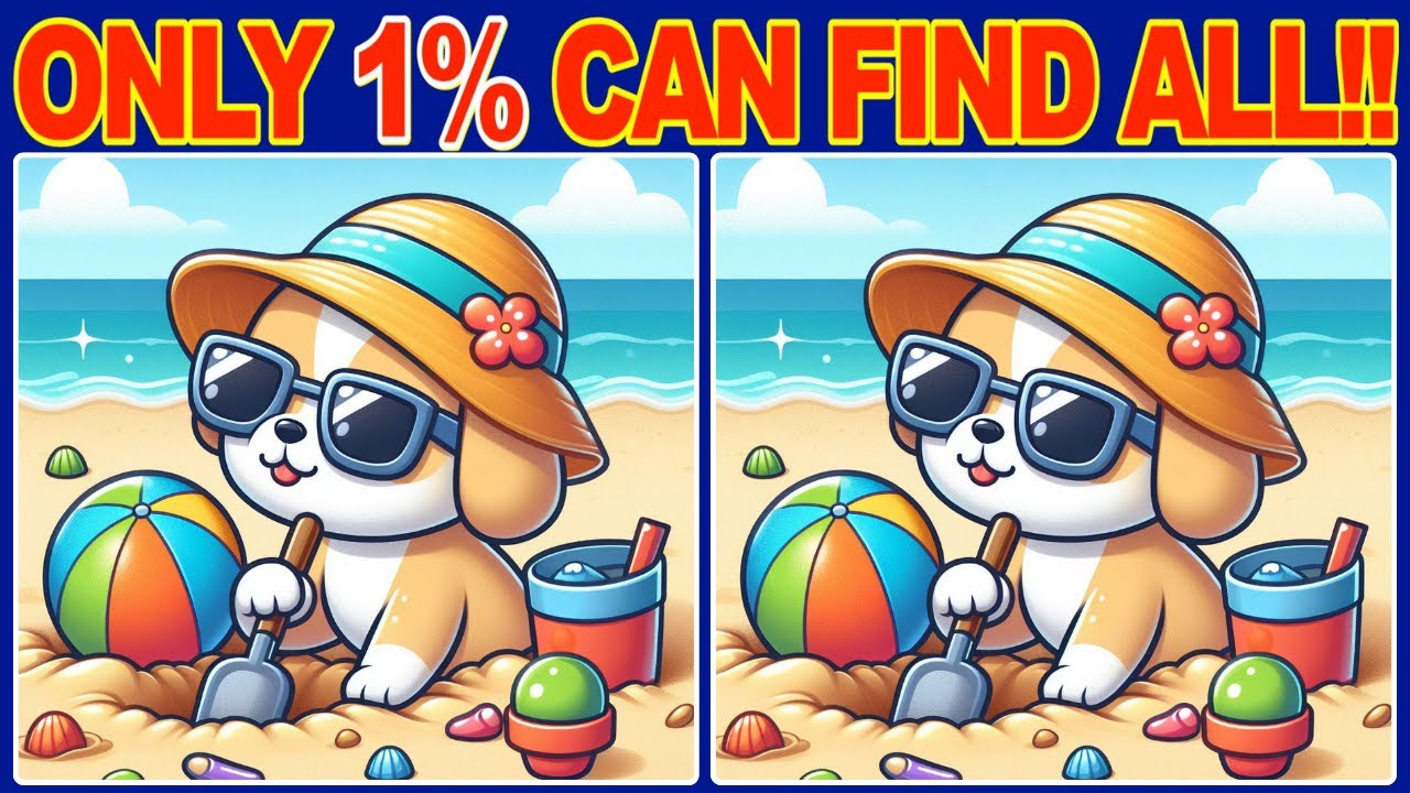 【Spot the difference】⚡️Genius can find differences!! | Find 3 Differences between two pictures