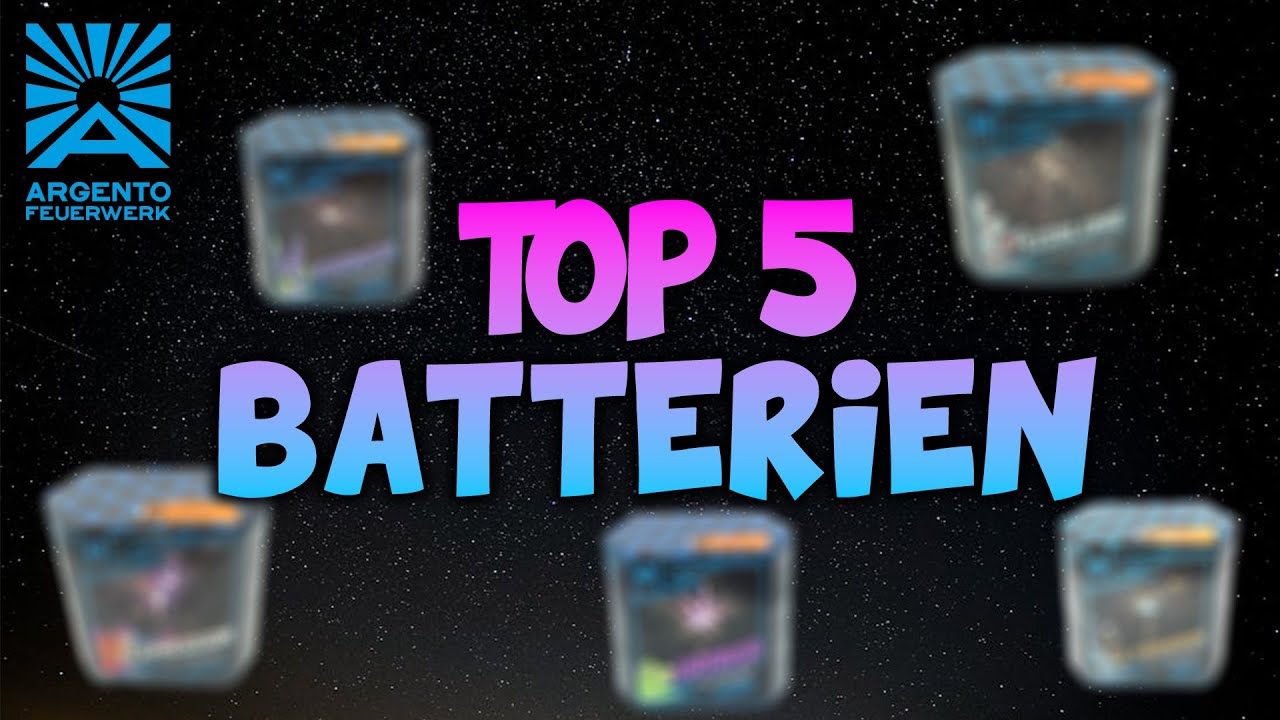 TOP 5 FEUERWERKS BATTERIEN von ARGENTO für SILVESTER 2024/2025