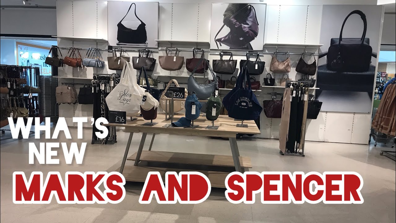 MARKS AND SPENCER NEW COATS AND HANDBAGS COLLECTION UK