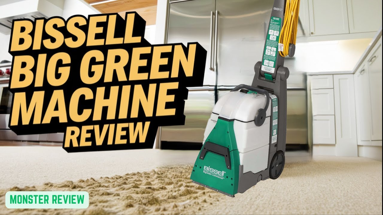Обзор пылесоса Bissell Big Green | Лучший очиститель ковров для глубокой очистки