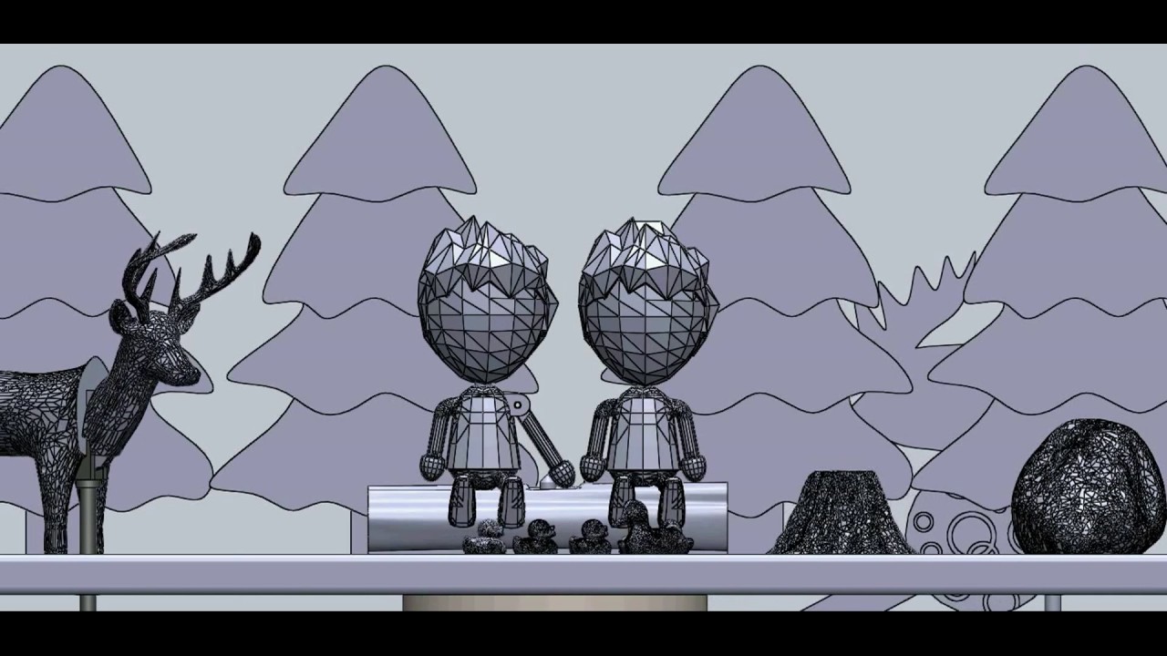 Automata - The great outdoors mechanical toy