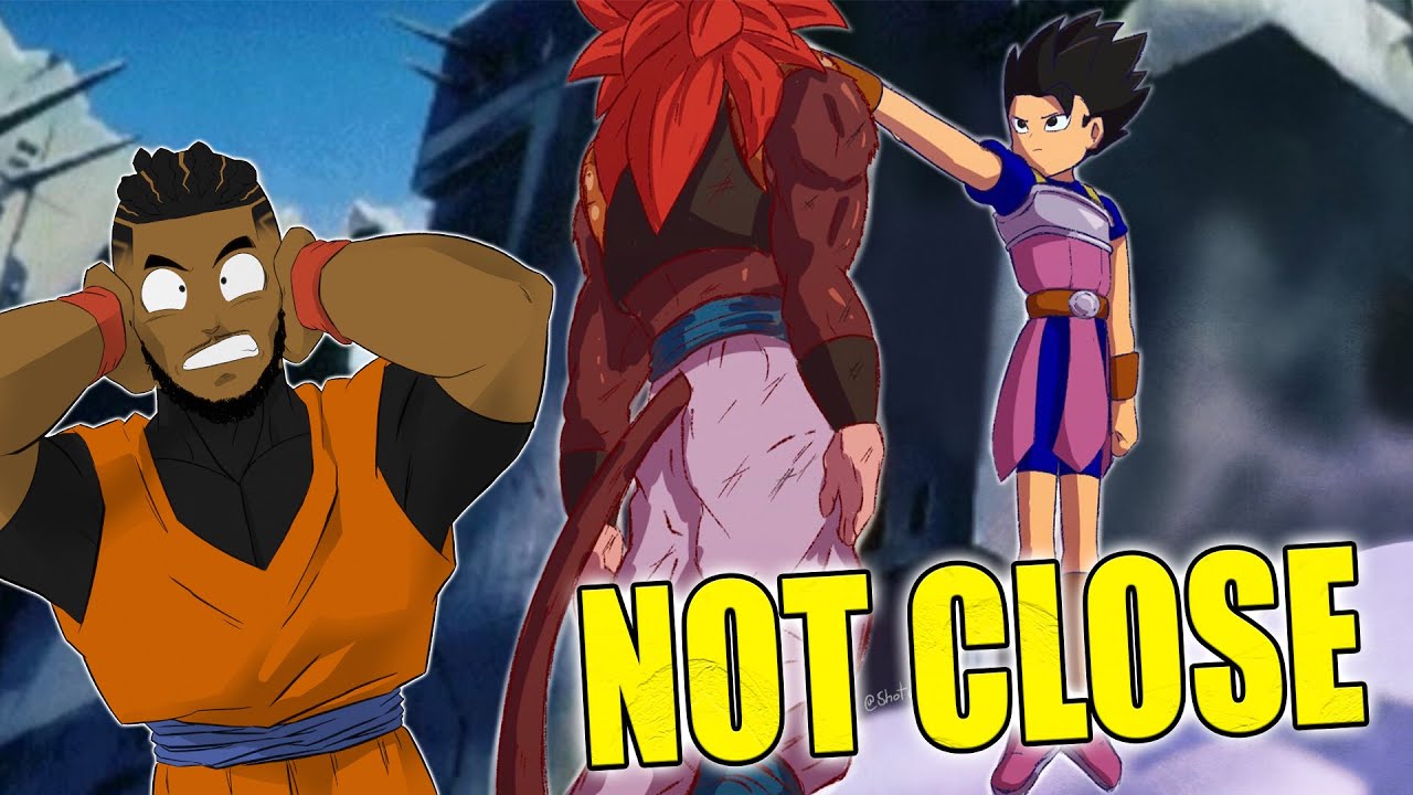Base Cabba против SSJ4 Gogeta — это уморительно