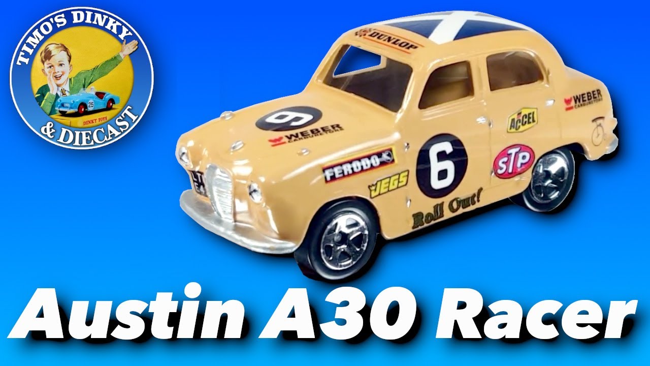 Dinky 160 Austin A30 Race Car Conversion Redux #Dinky #corgi #diecast #diecastcars