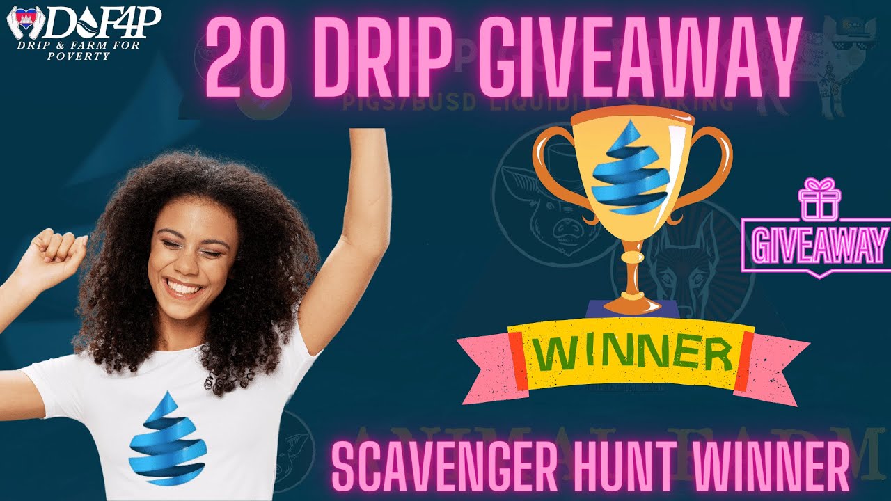 Drip Network team airdrop 20 drip giveaway 1Oct