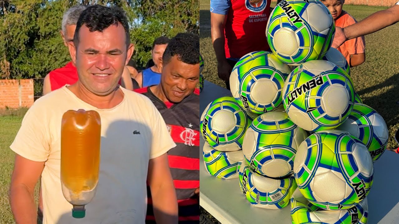 DESAFIO DO FUTEBOL: Acerte a Garrafa para Ganhar BOLA!