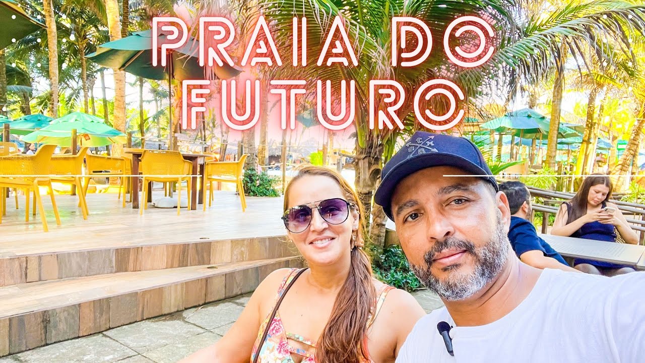 Uma das praias mais badaladas de Fortaleza - Praia do Futuro.