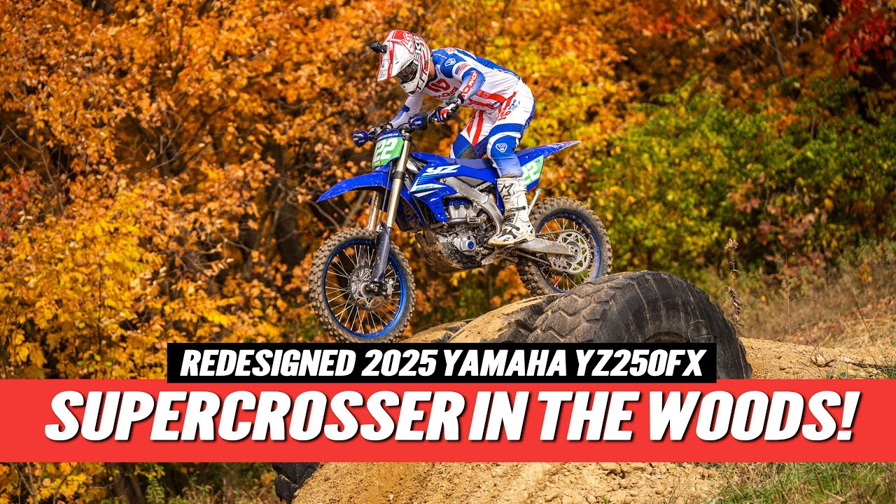 Justin Starling Tests New 2025 Yamaha YZ250FX at Ironman GNCC
