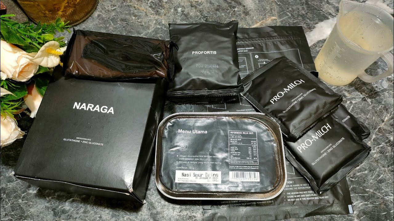 UNBOXING RANSUM TNI NARAGA || Tutorial Cara Memasak Nasi Ransum TNI