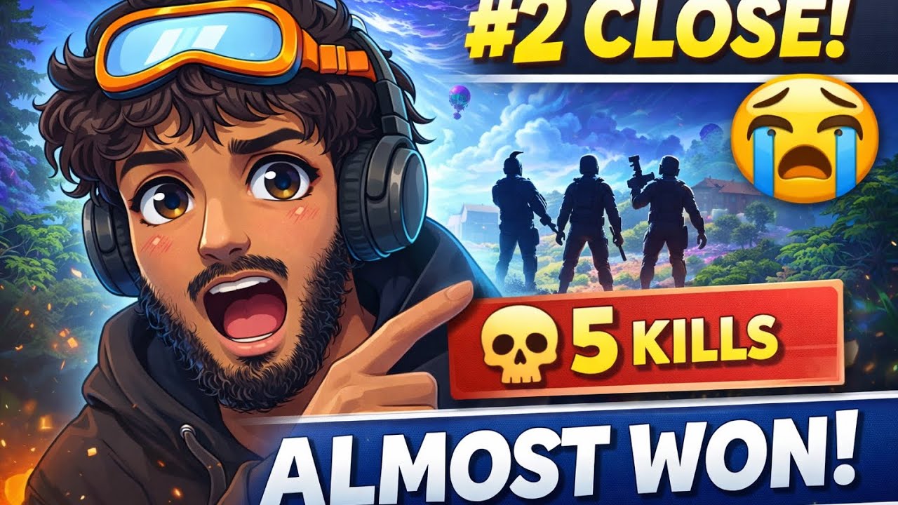 5 Kill Squad Game But We Came 2nd 😭 | Free Fire Battle Royale