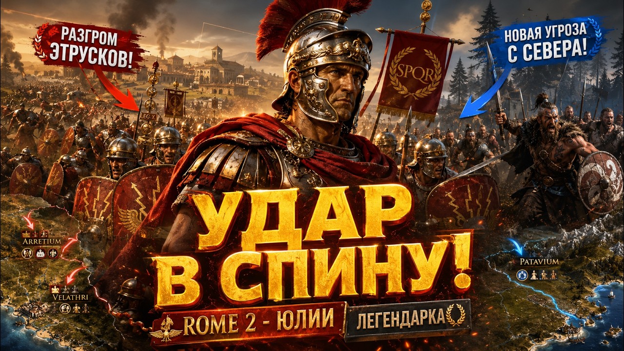 Римская Империя: Начало Великой Экспансии! Total War: Rome 2 - Легендарная Сложность
